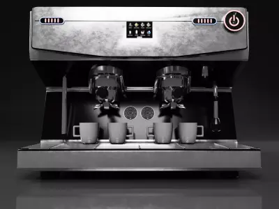 Industrial coffee making machine 3D model