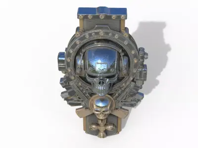 Iron - Skull Emblem 3D model