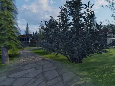 Old Town Village 3D model