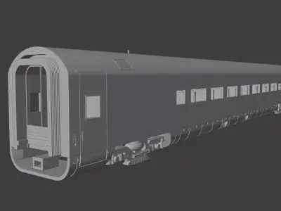 H0 1-87 scale Reisezugwagen Apmz 116 2 3D print model