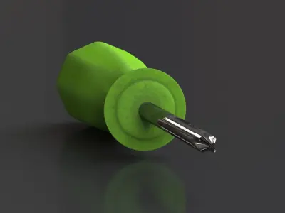 Screwdrivers two Low-poly 3D model