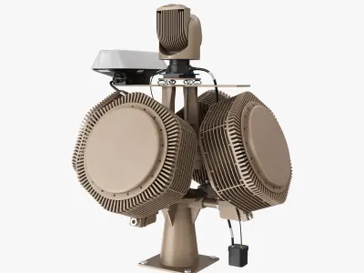 X-MADIS Anti Drone System - Air Defense - C-UAS System 3D model