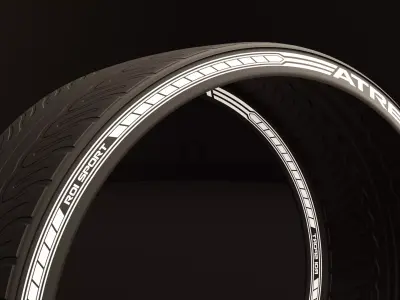 race car tyre 3D model