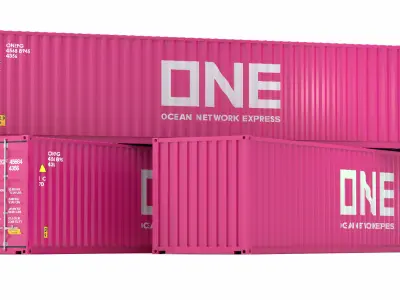One Shipping Container 3D model
