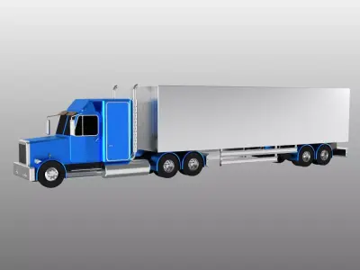 truck Low-poly 3D model