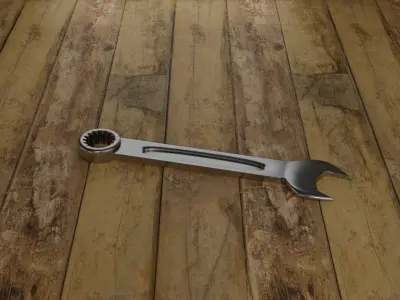 Garage Tools Collection Visualization Low-poly 3D model