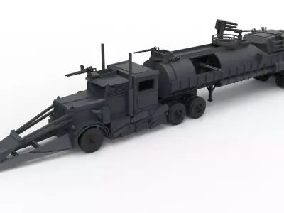 Dreadnought from Death race Scale 1 to 43 3D print model