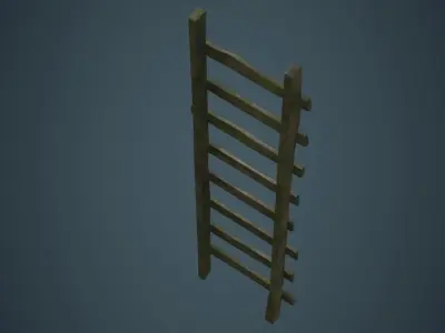 Ladder 2B Low-poly 3D model