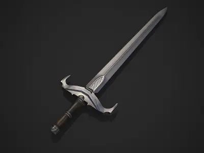 Sword 7 Low-poly 3D model