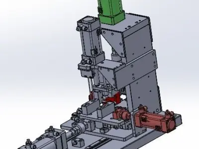 pneumatic clamp 3D model