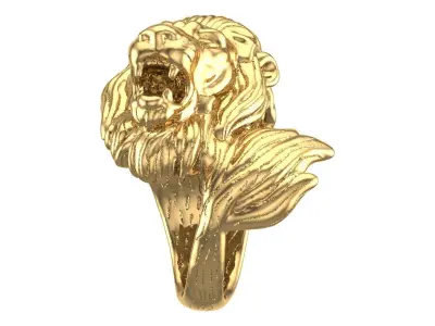 lion bodi ring 3D print model