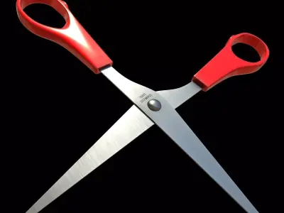 Scissors - PBR pair of Low-poly 3D model