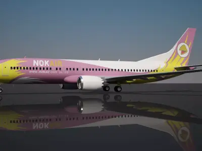 Nok Air Boeing 737 max 8 3D model