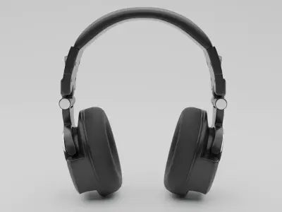 HeadPhone Low-poly 3D model
