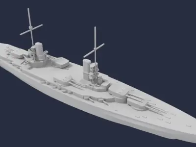 SMS Kaiser 3D print model