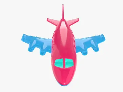 Plane toy 3D model buy