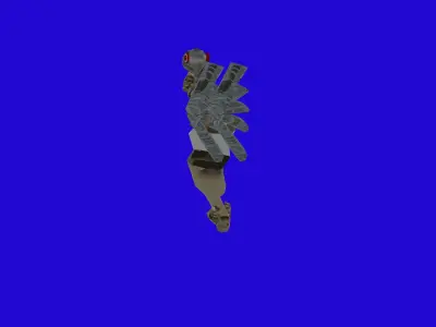 Horsea Mecha Low-poly 3D model