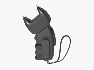 Stun Gun Low-poly 3D model purchase