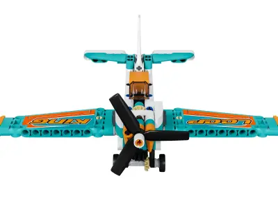 Designer LEGO TECHNIC  Race Plane 42117 154 parts 3D model