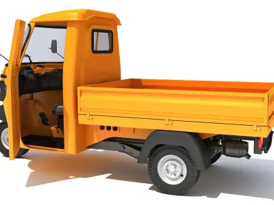 3 Wheeler Mini Tuk Tuk Pick Up 3D model