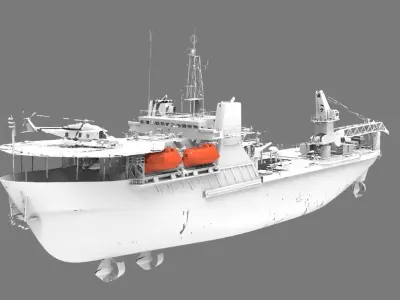 Lifeboat for Seaway Condor 3D print model