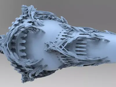 Tower of the serpent dome 1 3D model