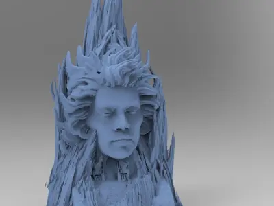 Fallen Angel cliffs 3  3D model
