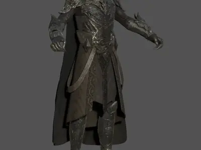 Armor 3D model lord of rings 3D model