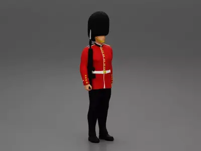 British honour guard 3D print model