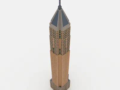 Bank of America Plaza 3D model