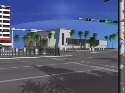 Downtown Miami 3D model