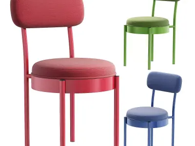 Tambor Chair Brown 3D model