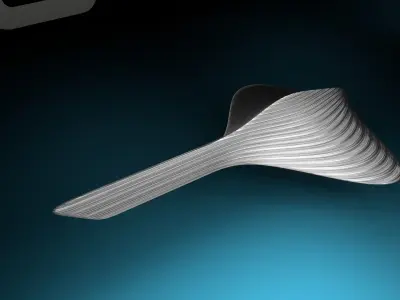 Alien ship 3D model