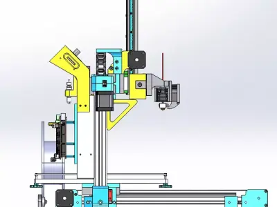 Cartesian 3D Printer CoreXYZStructure 3D model