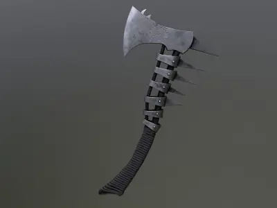 Viking Axe GameReady Realistic PBR model Low-poly 3D model