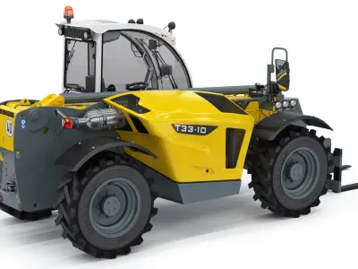 Liebherr T33 10s Telehandler 3D model