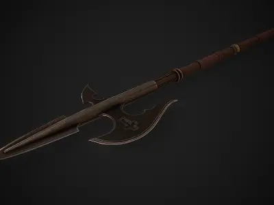Variabilis - Inquisitor Halberd Low-poly 3D model
