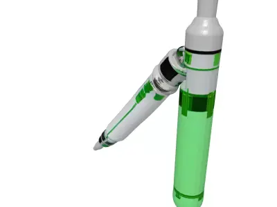 Futuristic Medical Dispenser Kit 3D model