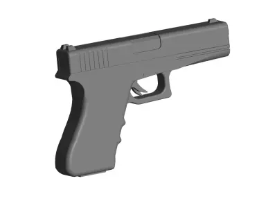 glock gun 3D model purchase