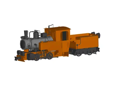 locomotive 3D model