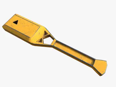 Hydrant Wrench Free low-poly 3D model
