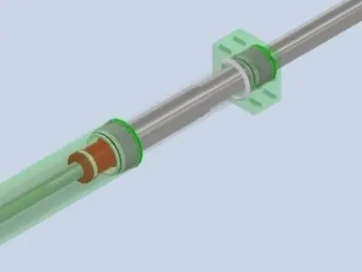 Hdyraulic cylindersTele 13380 mm  3D model