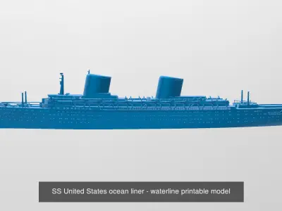 Big ocean liners printable models pack