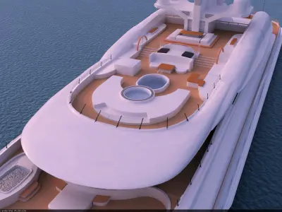 Superyacht Pelorus 3D model