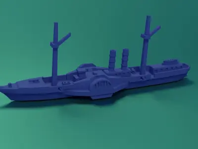 USS Advance 1864 3D print model
