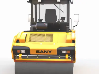  Road Roller 1  3D model