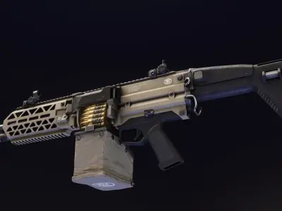 FN Evolys Low-poly 3D model