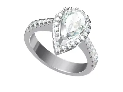 Wedding Ring  3D print model 317
