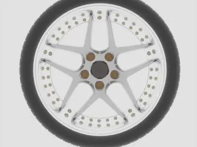 Blitz 03 Styled Alloy Wheel Free 3D model