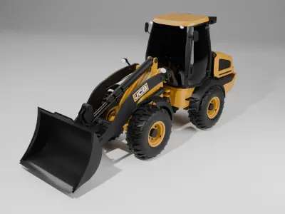 JCB Wheel Loader - High poly Model 3D print model